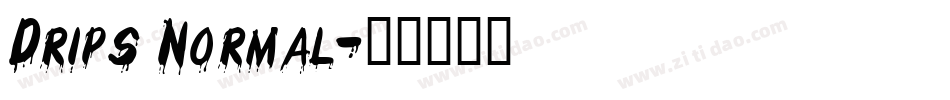 Drips Normal字体转换